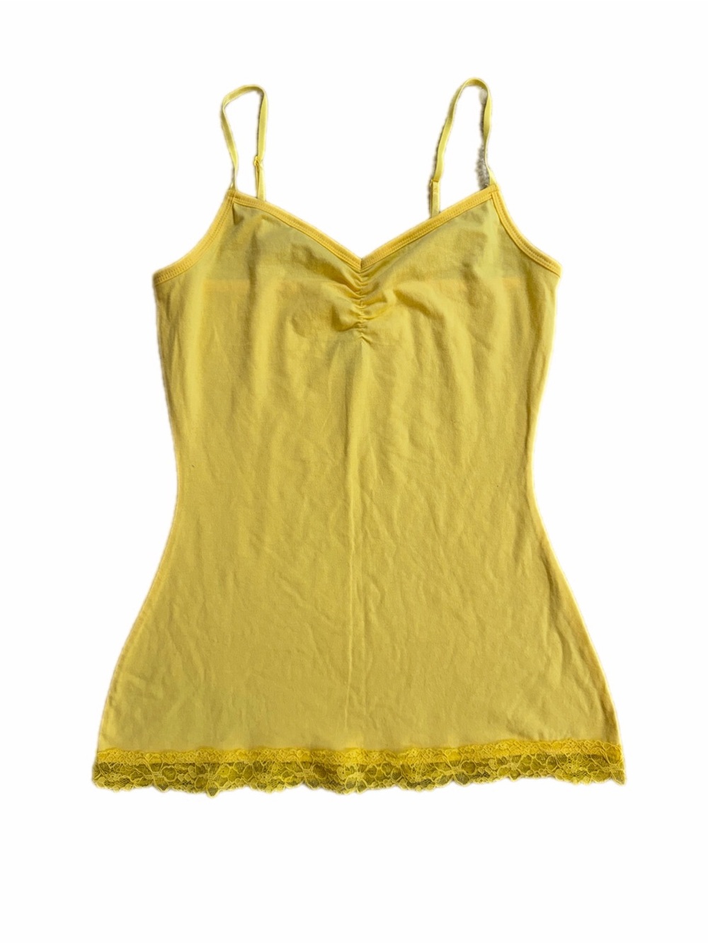 Maurice’s medium yellow lace hem tank top nwot - Picture 2 of 6